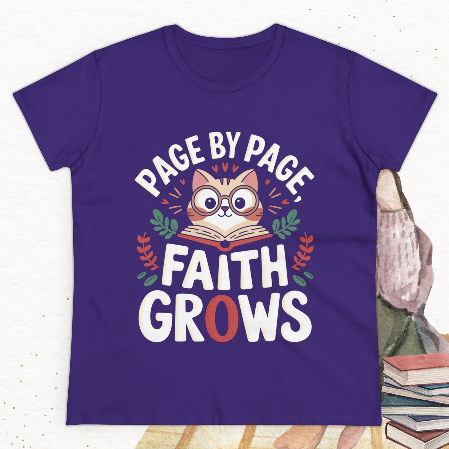 Faithful Threads Women Cotton Tshirt