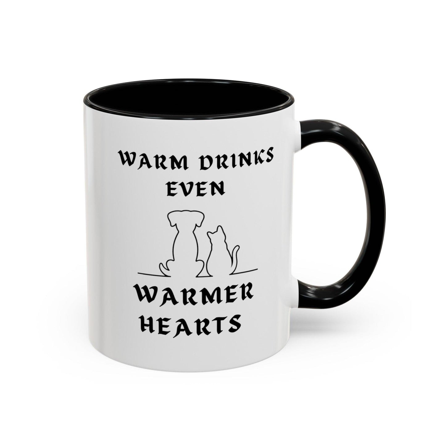 Billien Whisker Warmer Printify 11 oz 11oz accent mug Coffee Mugs Holiday Picks Home & Living Kitchen Mugs Spring Essentials two tone White base