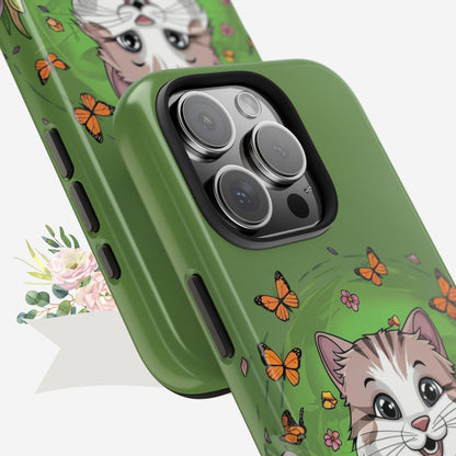 Green Mewsic Tough Case