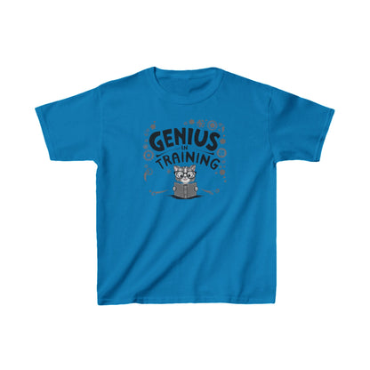 Genius In Training Kids Heavy Cotton T-Shirt