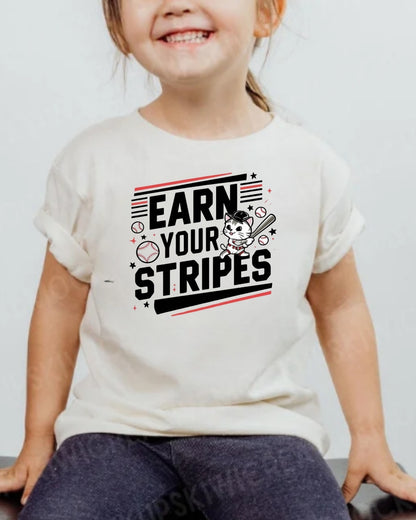 Earn Your Stripes Youth Heavy Cotton T-Shirt