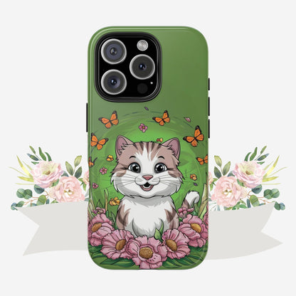 Green Mewsic Tough Case