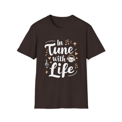 In Tune With Life Cotton Men Tshirt