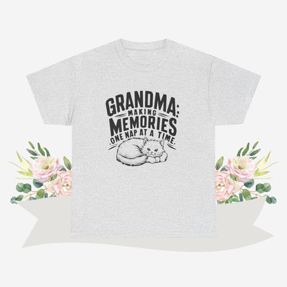 Grandma Having Memory One Nap A Time Cotton Tshirt