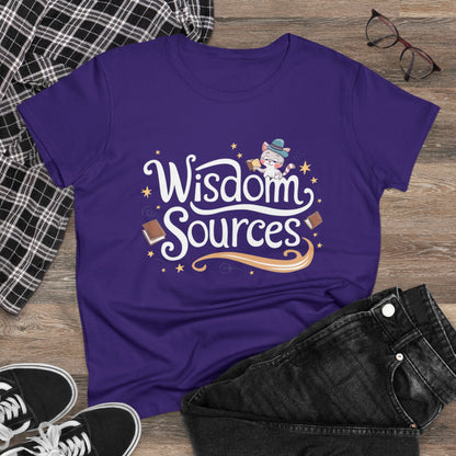 Womens Tees Wisdom Sources Grandma Shirts Tops Short Sleeve Regular Fit Cotton Funny Cat Graphic Tshirts