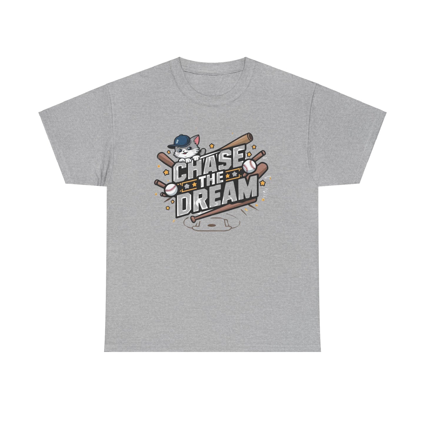 Chase Your Dream Baseball Cotton T-Shirt