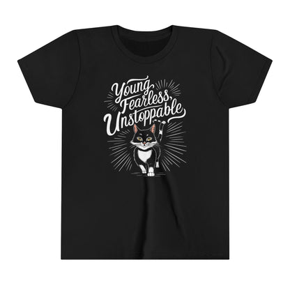 Young Fearless Unstoppable Youth Heavy Cotton T-Shirt