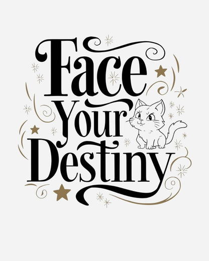 Face Your Destiny Women Cotton Tshirt