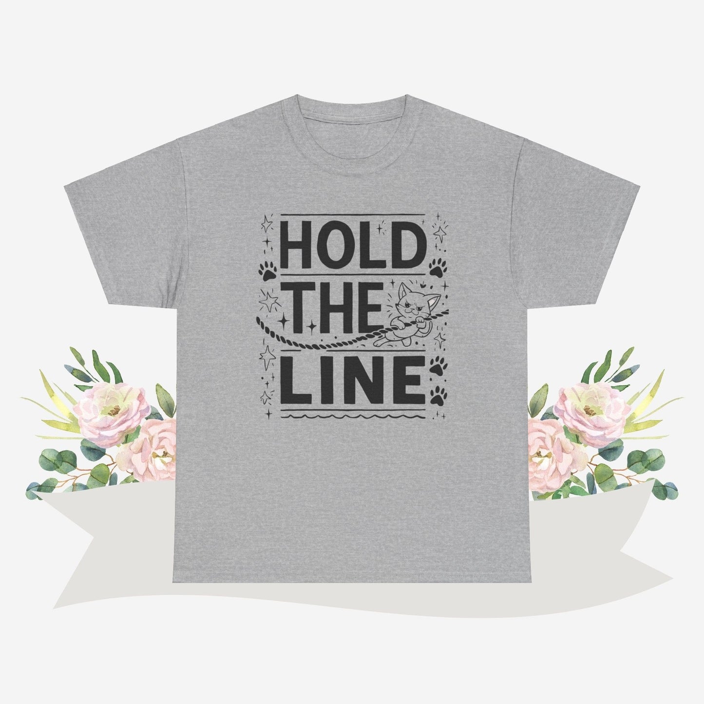 Hold The Line Cotton Tshirt