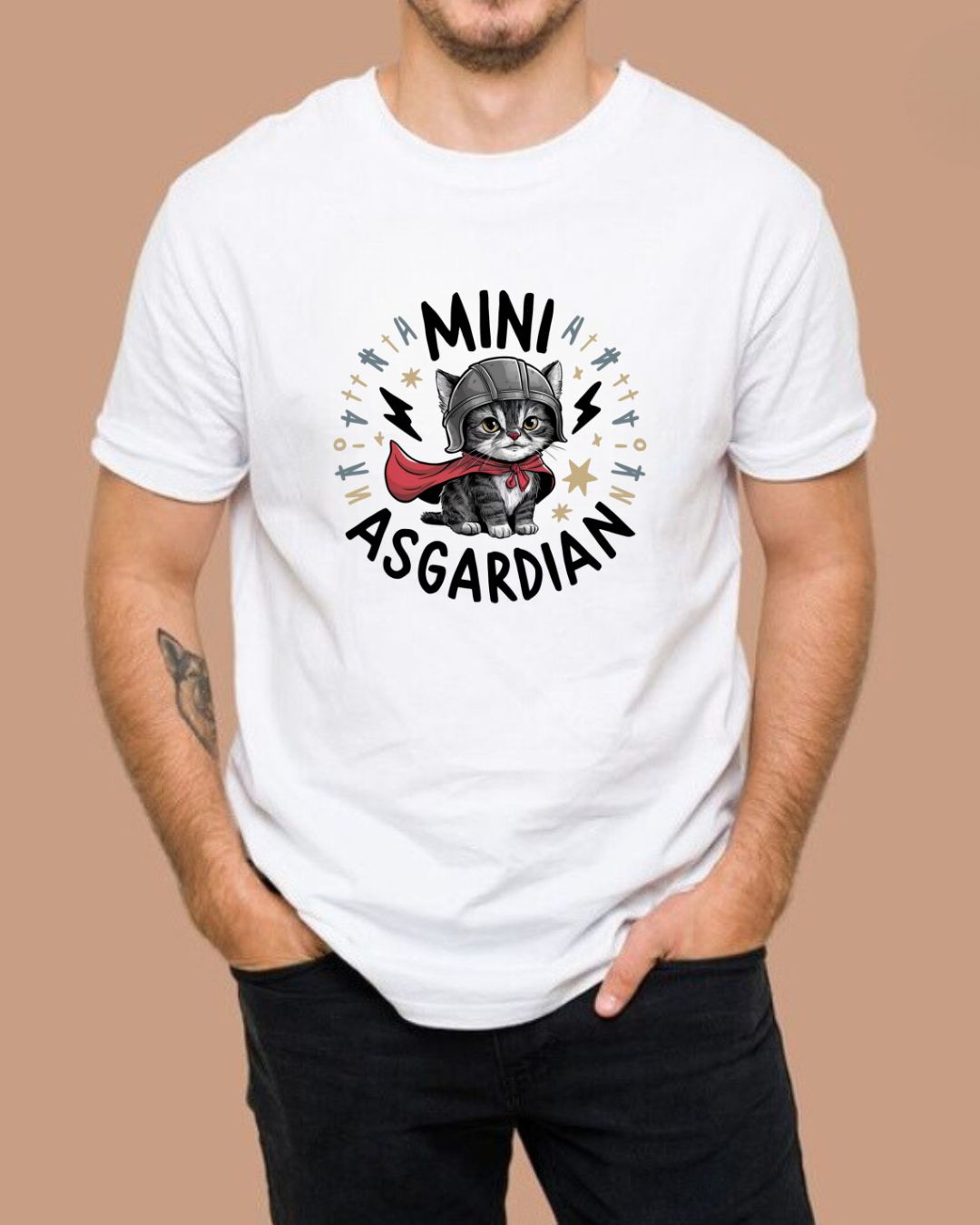 Mini Asgardian Cotton Men Tshirt