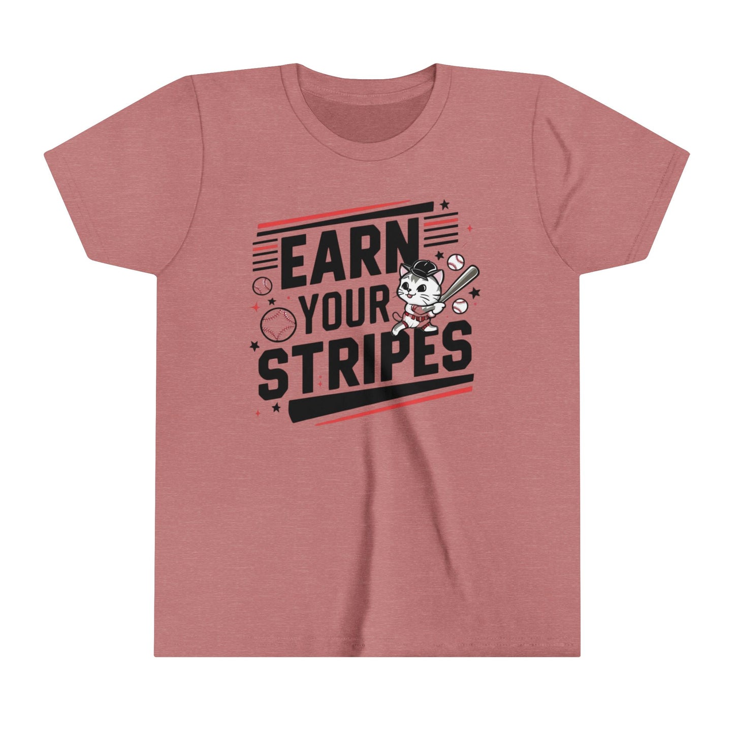 Earn Your Stripes Youth Heavy Cotton T-Shirt