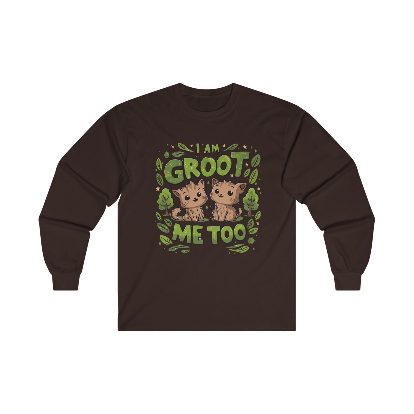 I am Groot Me Too Cotton Long Sleeve Tshirt