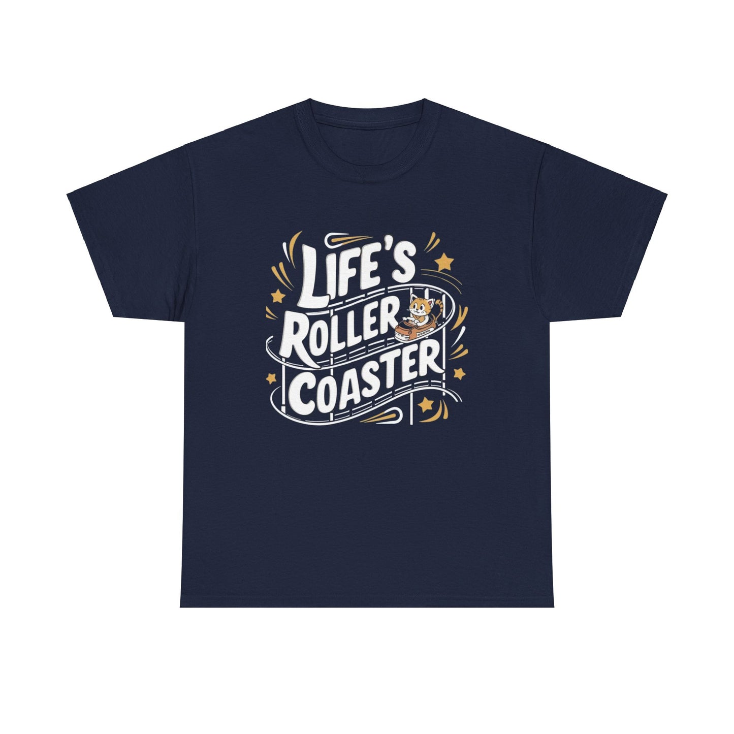 Life Roller Coaster Idiom Cotton T-Shirt