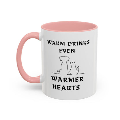 Billien Whisker Warmer Printify 11 oz 11oz accent mug Coffee Mugs Holiday Picks Home & Living Kitchen Mugs Spring Essentials two tone White base