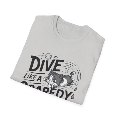 Dive Like Scaredy Cat Cotton Men Tshirt