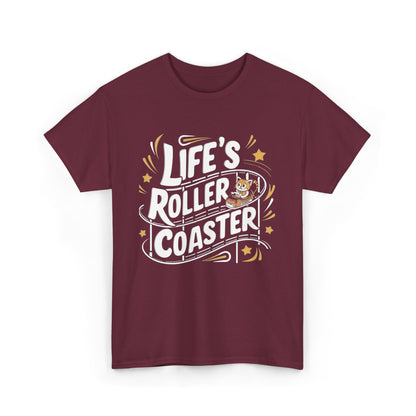 Life Roller Coaster Cotton Tshirt