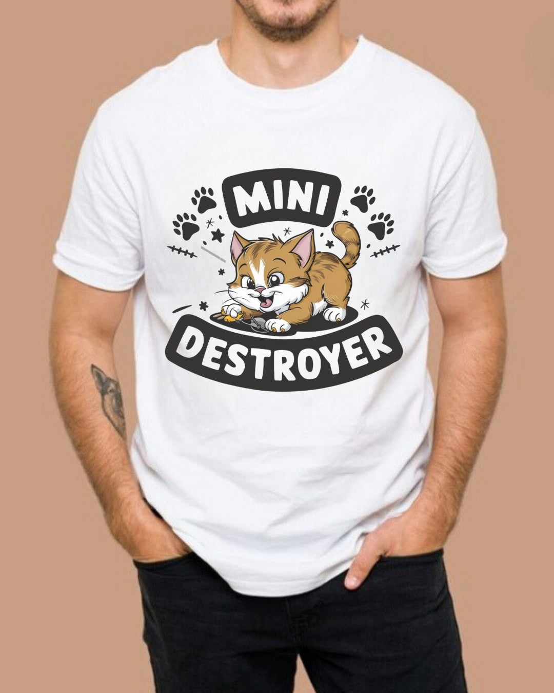 Mini Destroyer Unisex Cotton T-Shirt