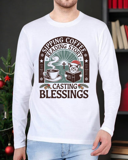 Divine Drink Cotton Long Sleeve Tshirt