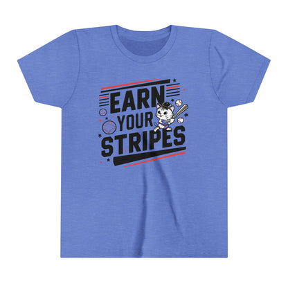 Earn Your Stripes Youth Heavy Cotton T-Shirt