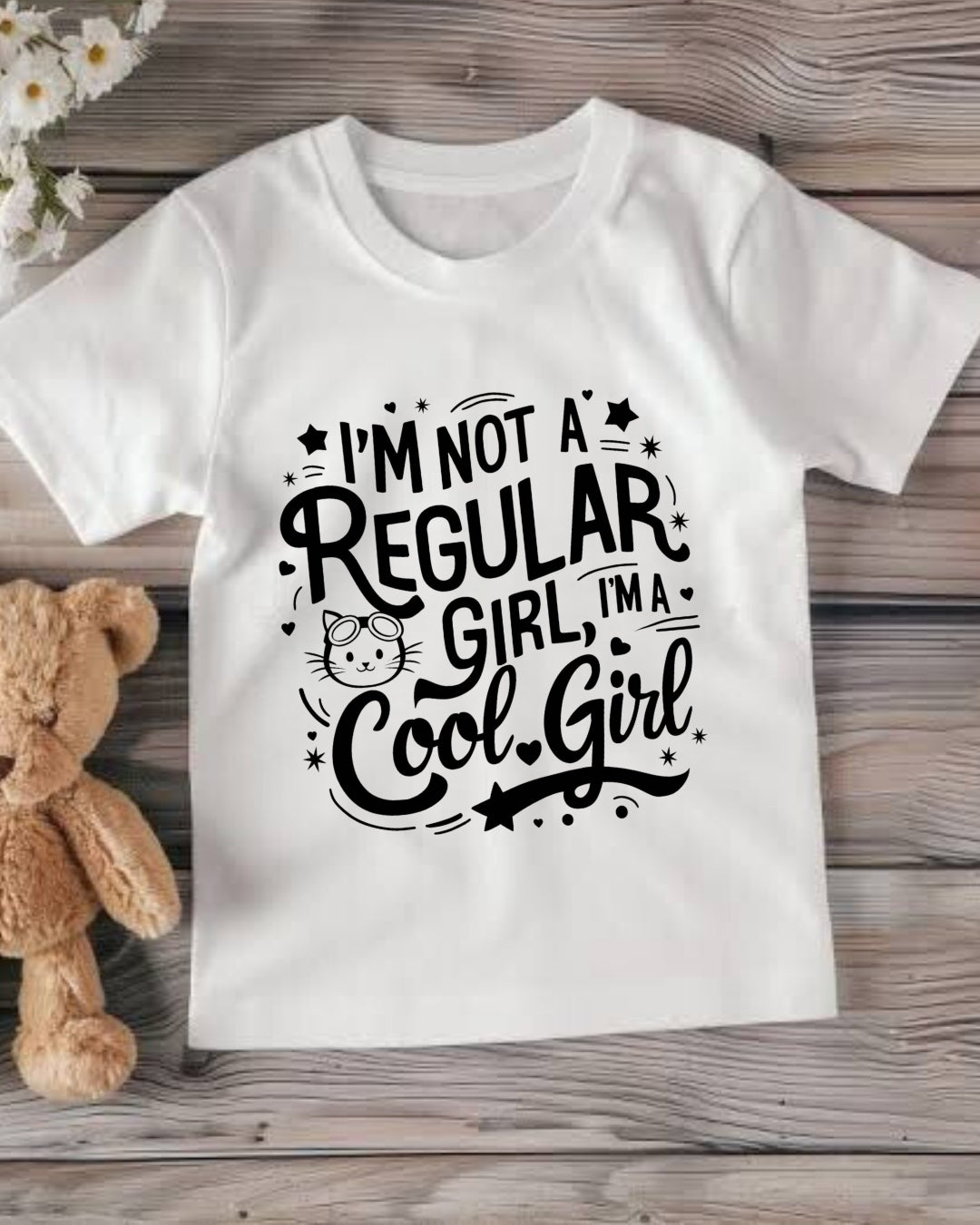 I am Not Regular Girl I am Cool Youth Heavy Cotton T-Shirt