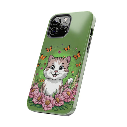 Green Mewsic Tough Case