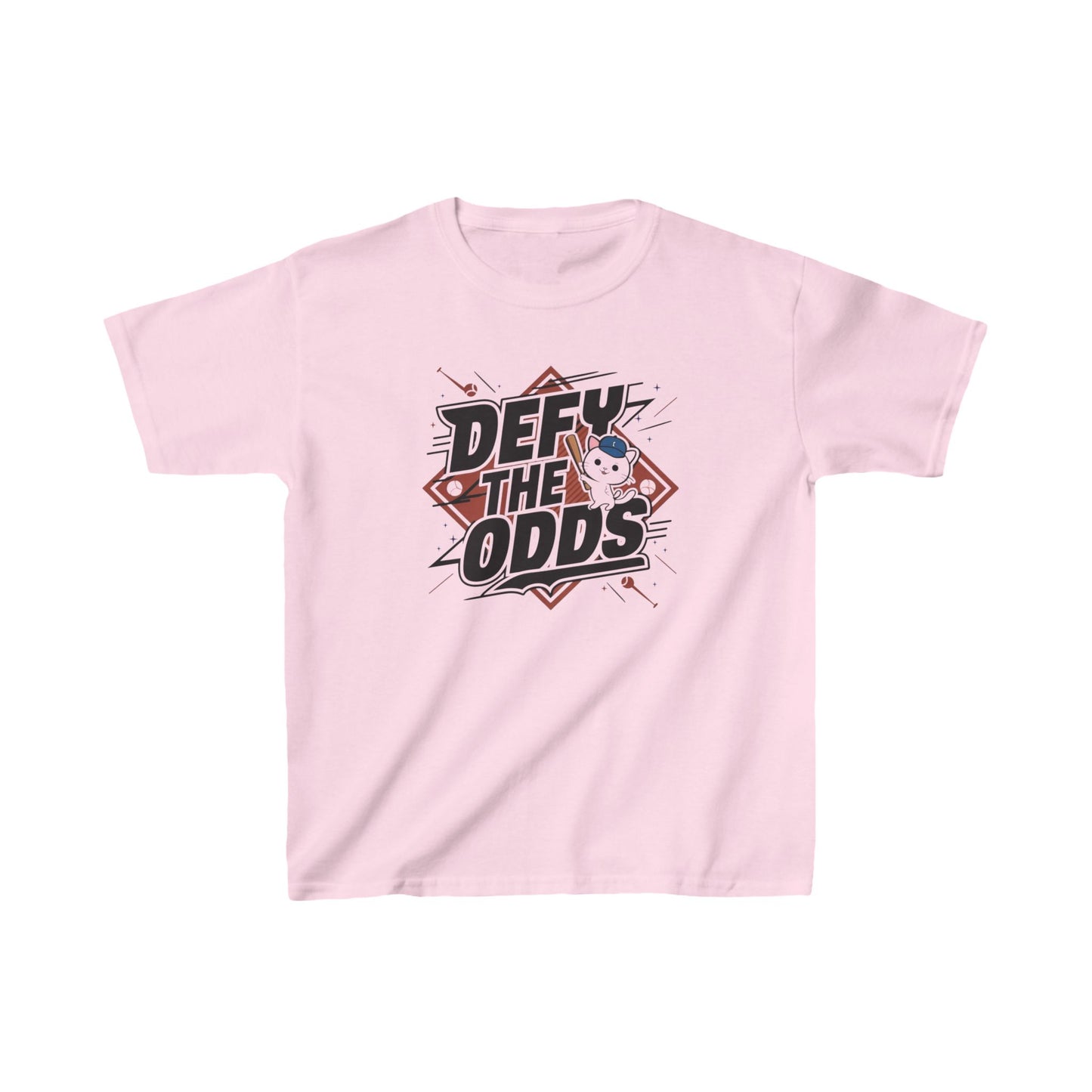 Defy The Odds Heavy Cotton Kids T-Shirt