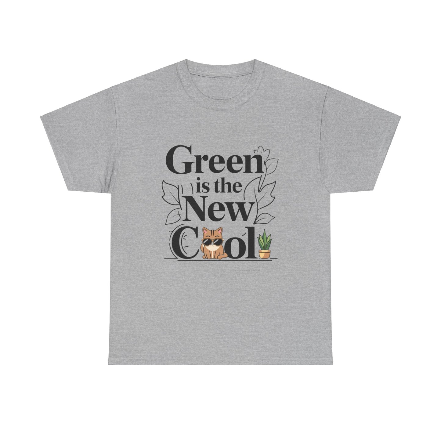 Green Is The New Cool Cotton T-Shirt