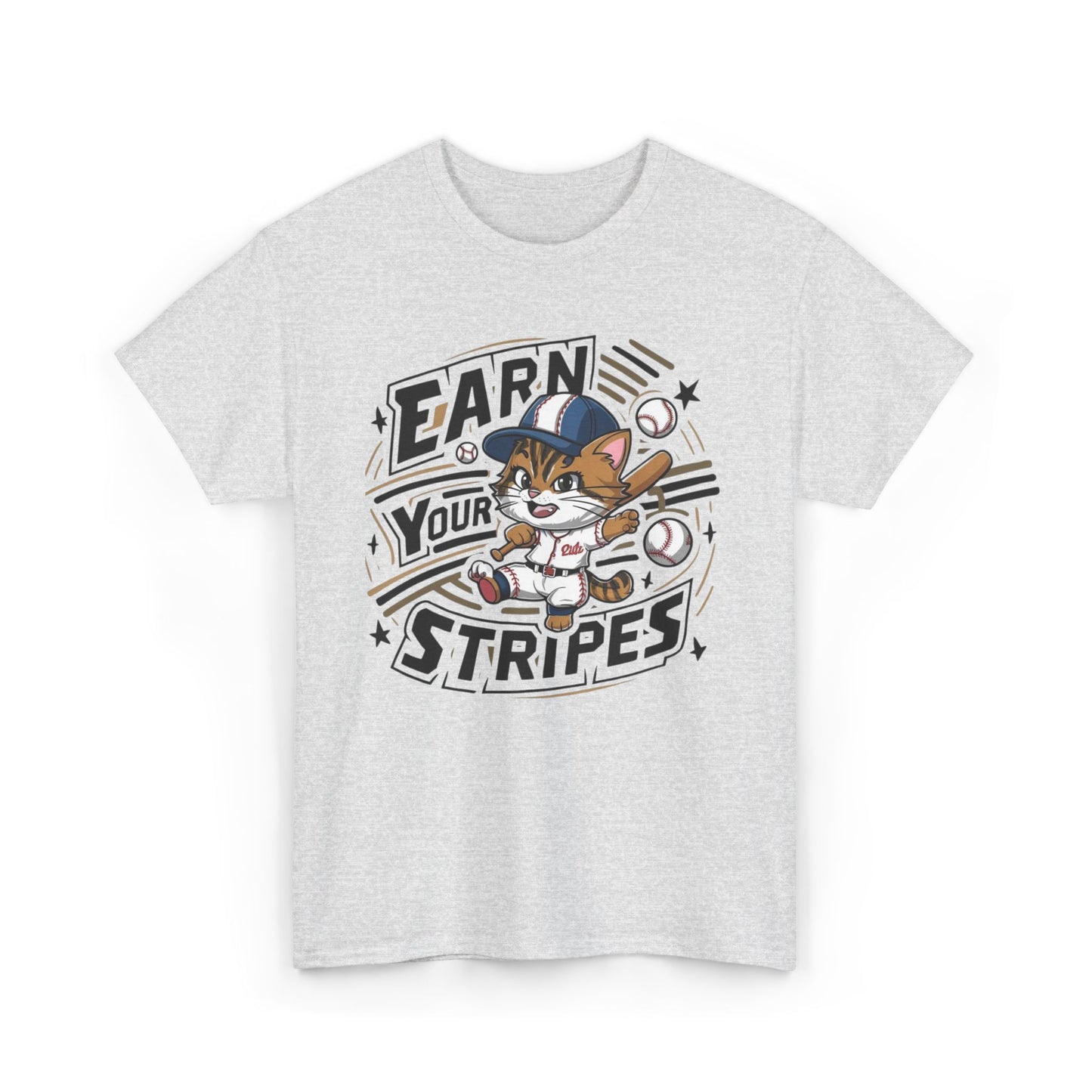 Earn Your Stripe Baseball Cotton Tee