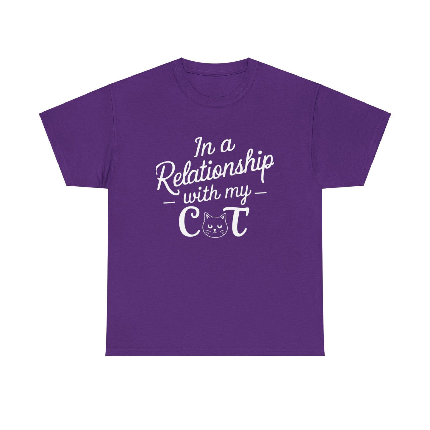 In a Relationships with Cat Relationship Cotton T-Shirt