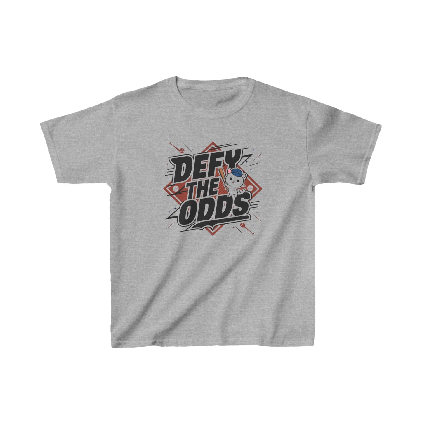 Defy The Odds Heavy Cotton Kids T-Shirt