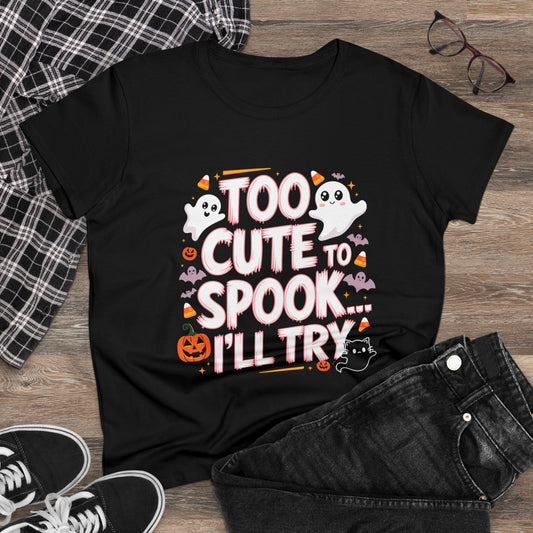 Spooky Delights Women Cotton Tshirt