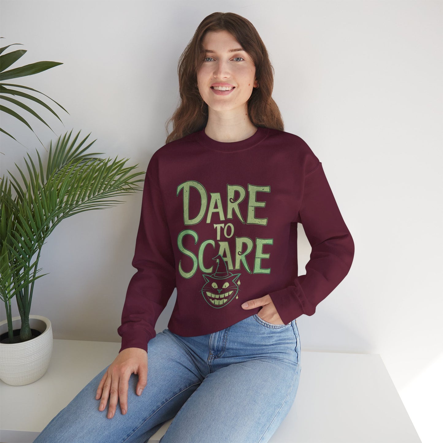 Dare To Scare Ultra Cotton Crewneck Sweatshirt