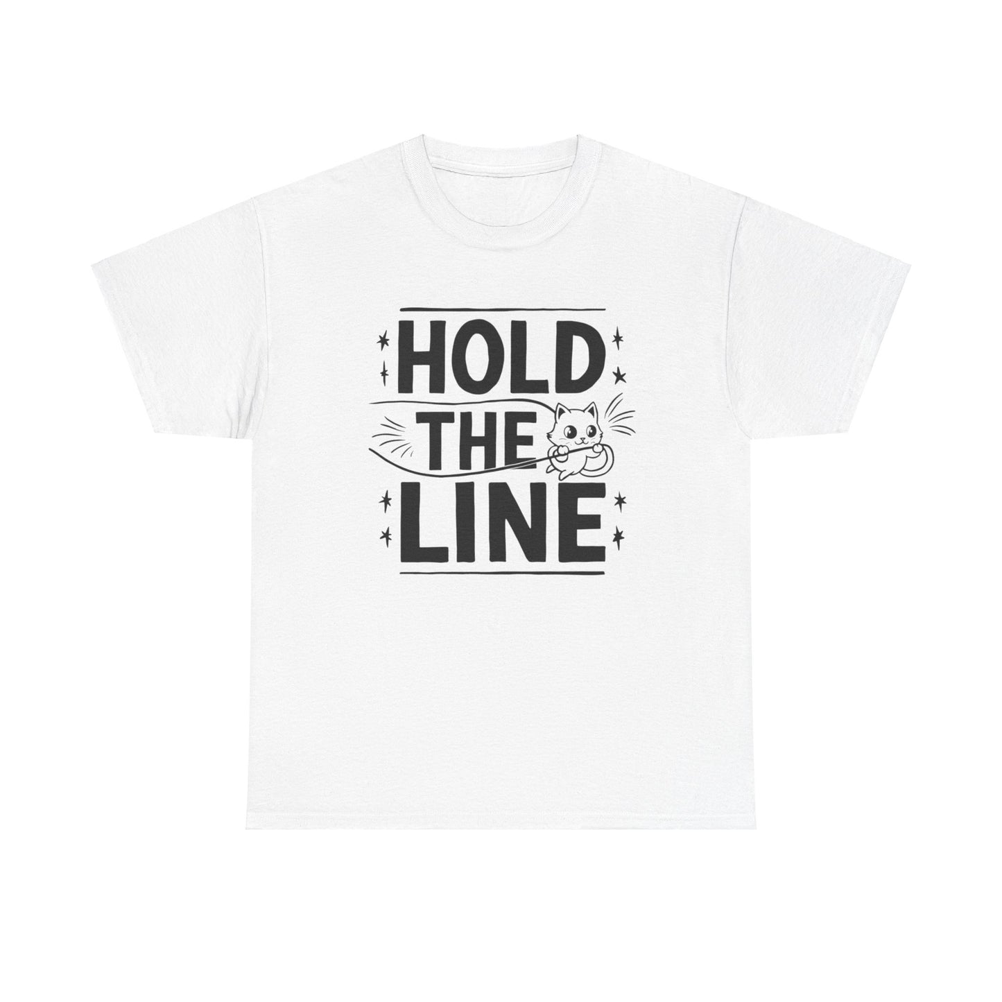 Hold The Line Idiom Cotton T-Shirt