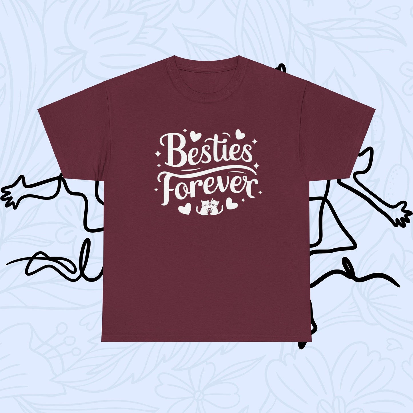 Bestie Forevers Cotton T-Shirt