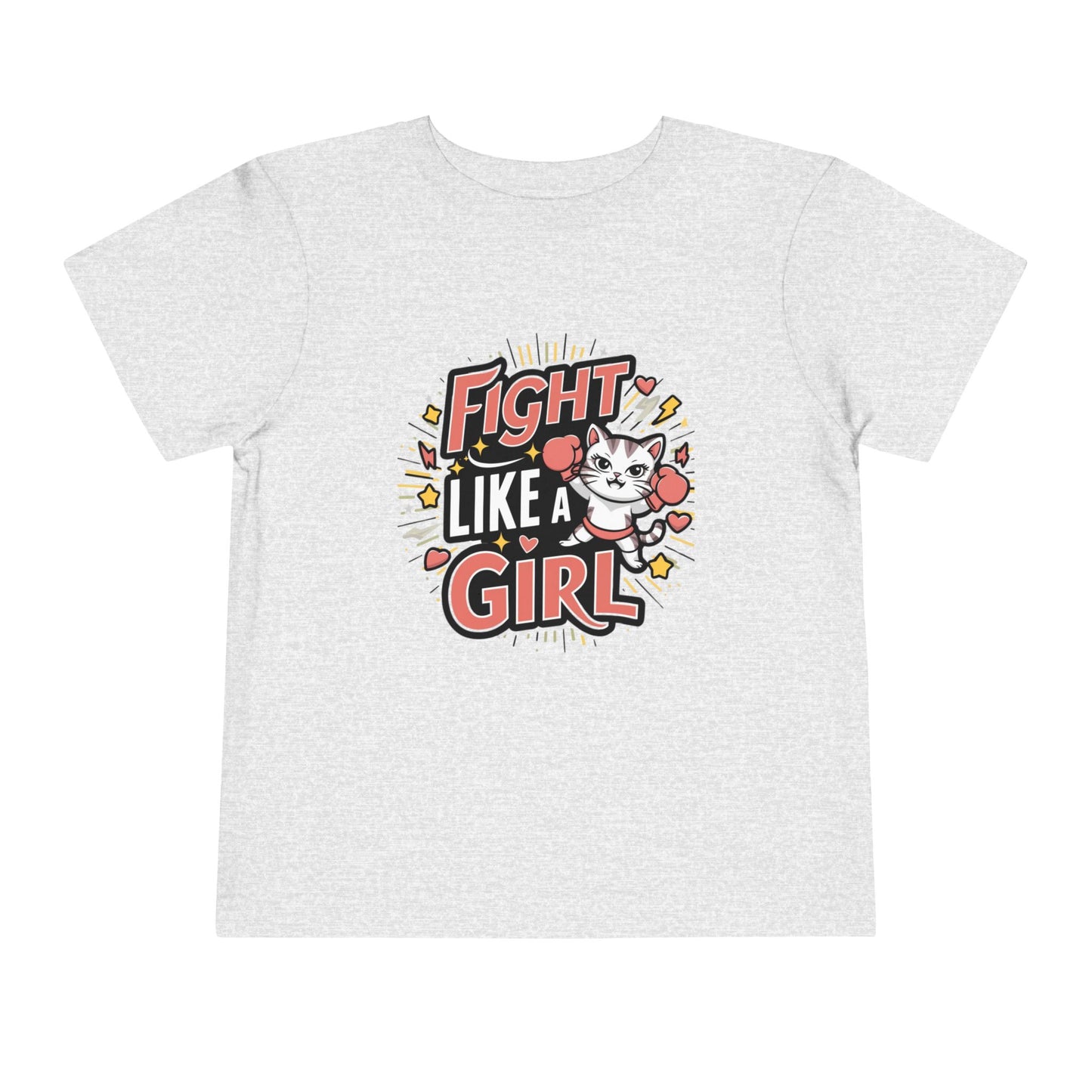 Fight Like Girl Toddler Cotton T-Shirts