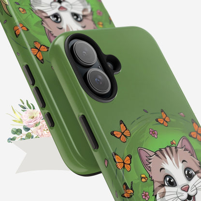 Green Mewsic Tough Case