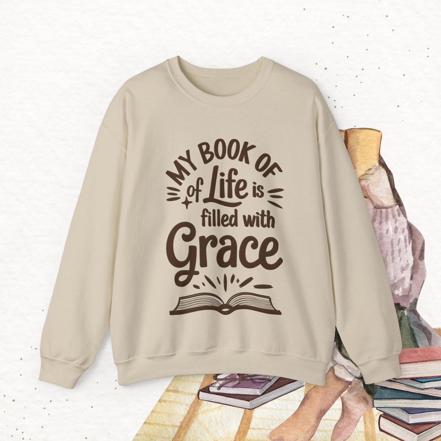 Potion Pages Ultra Cotton Crewneck Sweatshirt