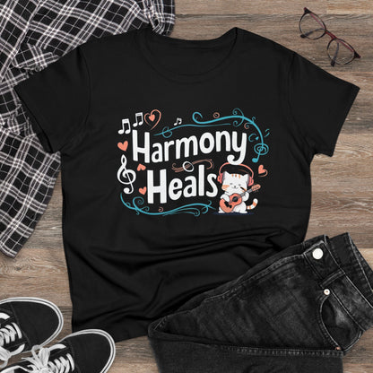 Harmony Heal Women Cotton Tshirt