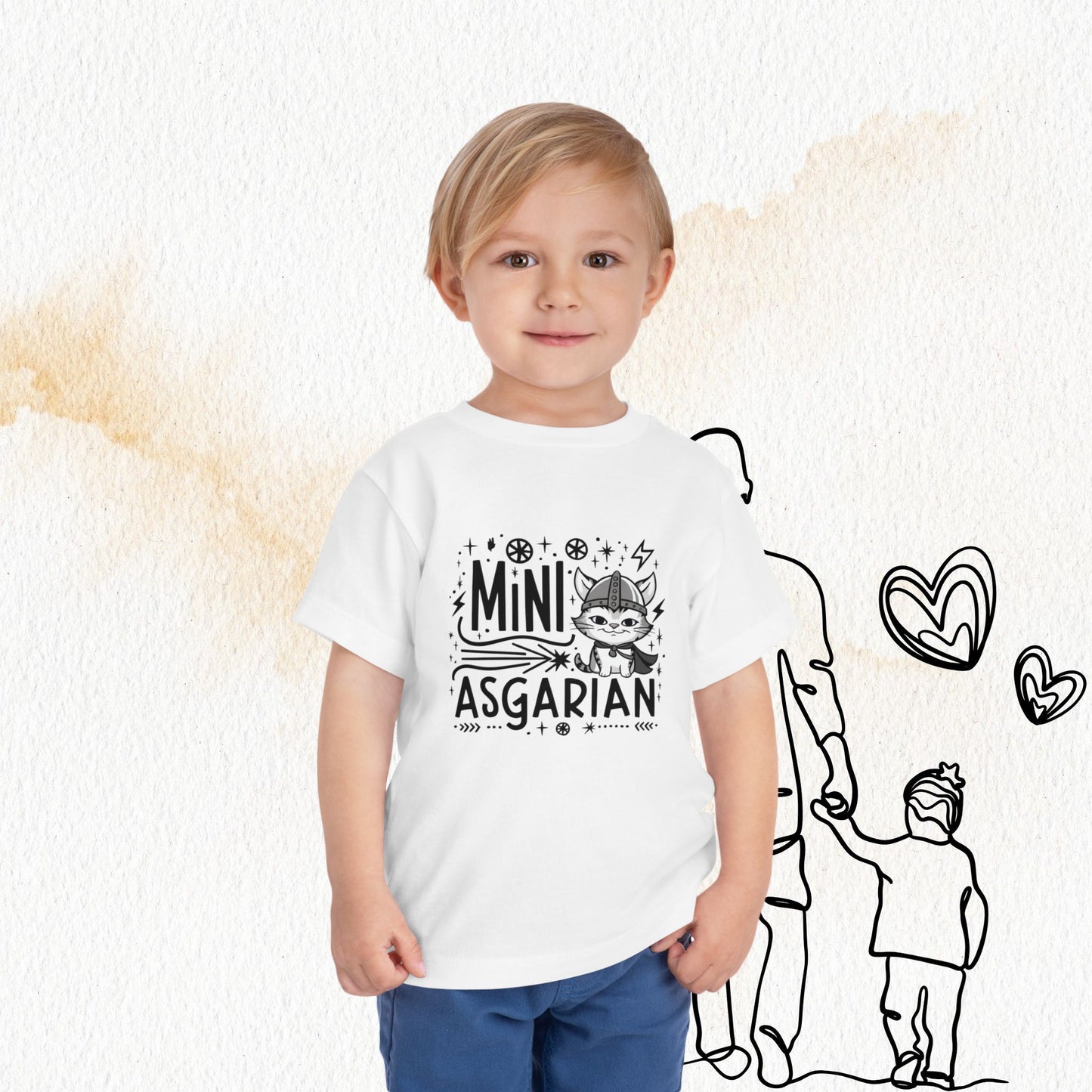 Mini Asgardian Toddler  Cotton  Kids T-Shirt