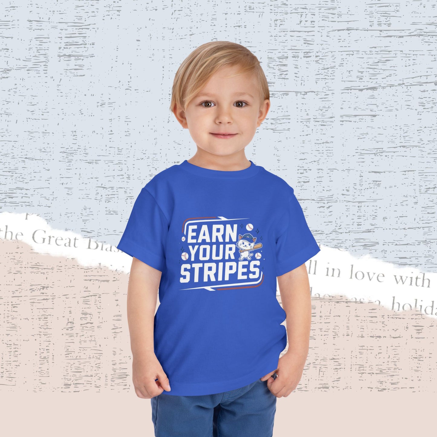 Earn Your Stripes Toddler Cotton Kids T-Shirt