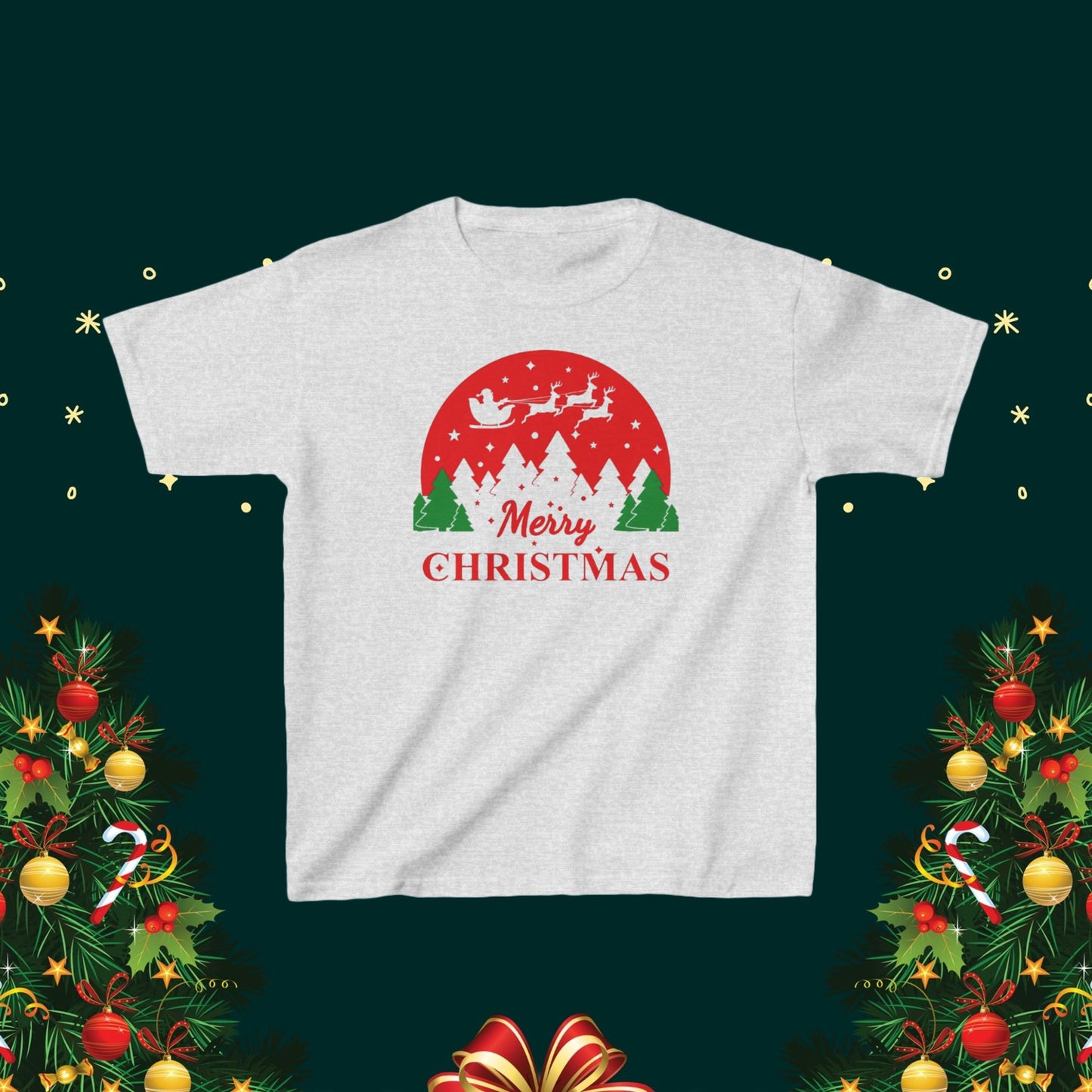 Christmas Joy kid Heavy Cotton Tshirt