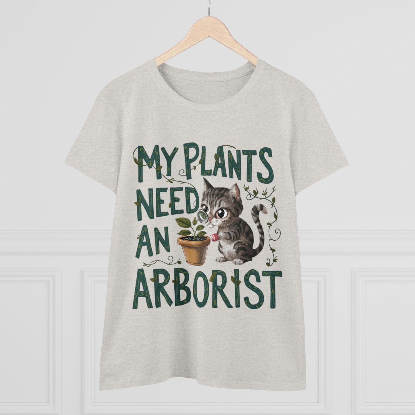 My Plant Need Arborist Women Cotton Tshirt