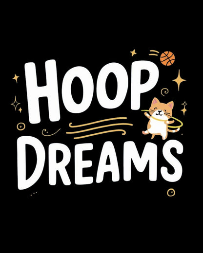 Hoop Dream Basketball Crew Neck Tee