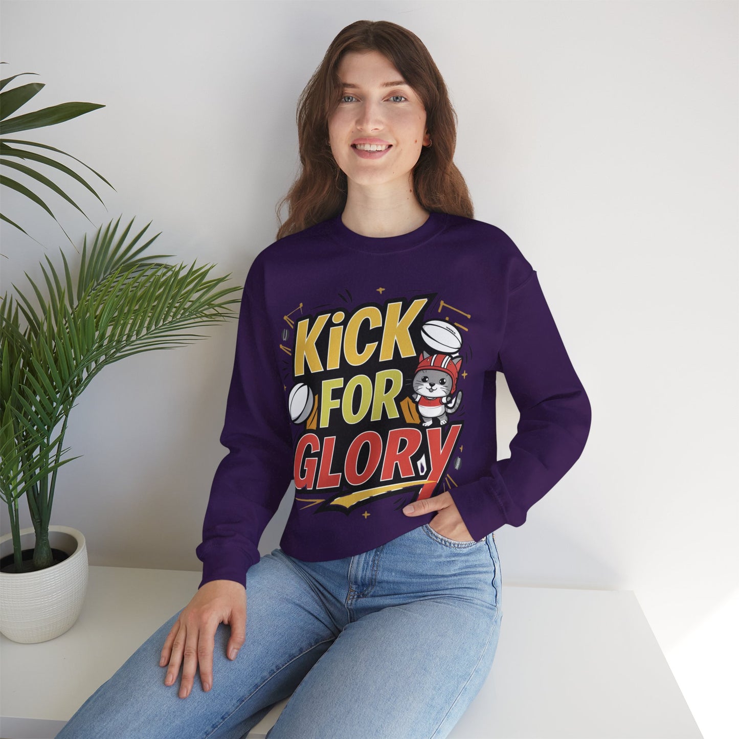 Kick For Glory Ultra Cotton Crewneck Sweatshirt