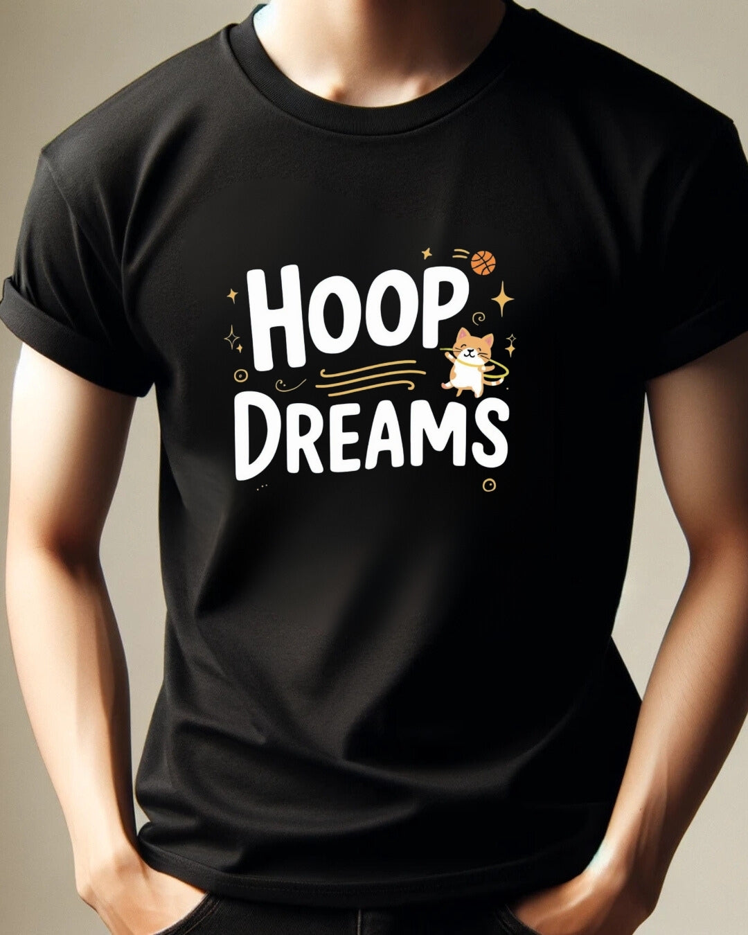 Hoop Dream Basketball Crew Neck Tee