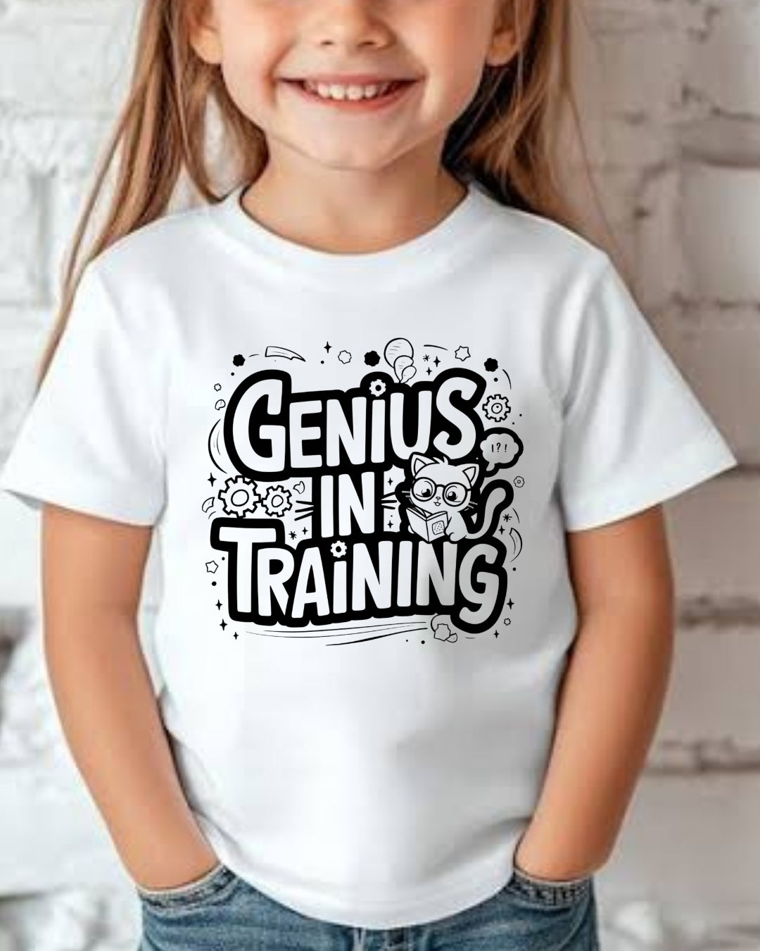 Genius In Training Youth Heavy Cotton T-Shirt