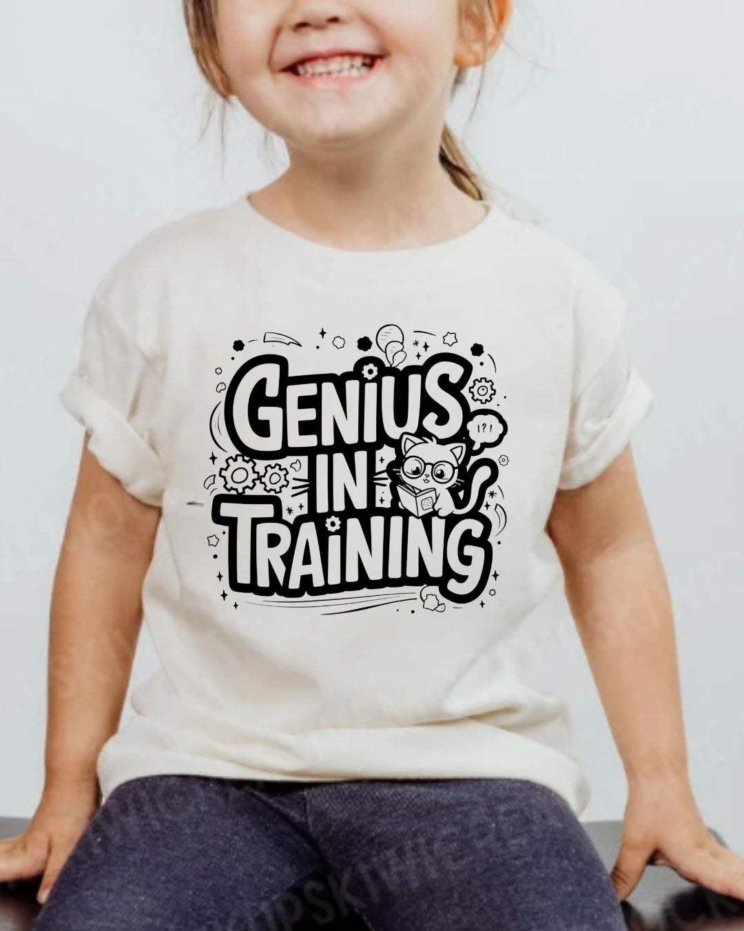 Genius In Training Youth Heavy Cotton T-Shirt