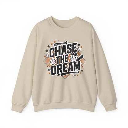 Chase The Dream Heavy Unisex Cotton Crewneck Sweatshirt