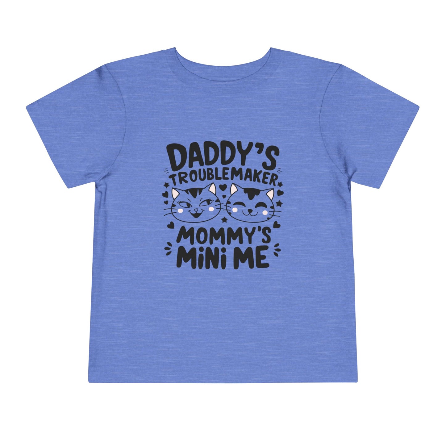 Daddy Little Troublemaker Toddler Cotton T-Shirts