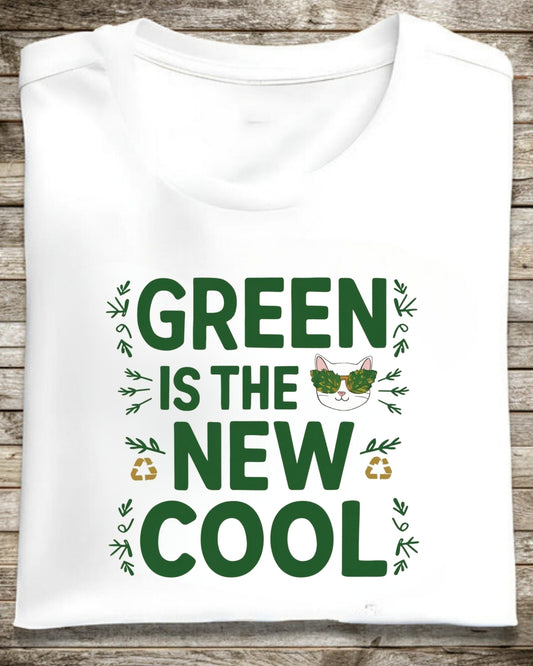 Green Is The New Cool Nature Cotton t Tee